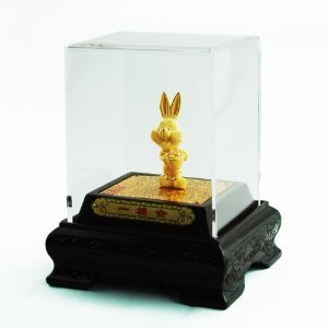 戴迪斯丹絨沙金工藝禮品擺件-一桶金-珠寶首飾的精致魅力